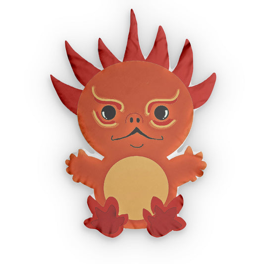 The Stellar Pharaoh Dragon Pillow