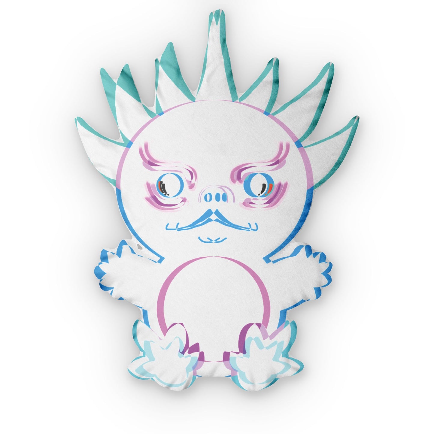 The Stellar Pharaoh Dragon Pillow